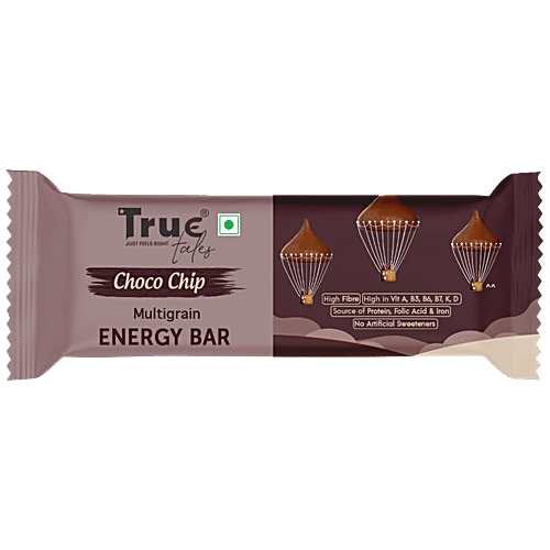 True Tales Multigrain Energy Bar - Choco Chip, Source Of Iron, Folic Acid & Protein, 30 g  