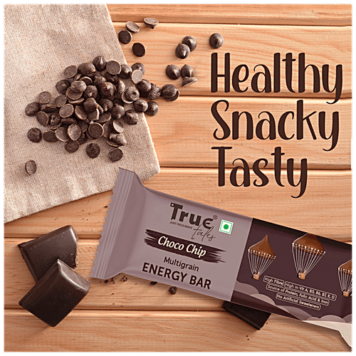 True Tales Multigrain Energy Bar - Choco Chip, Source Of Iron, Folic Acid & Protein, 30 g  