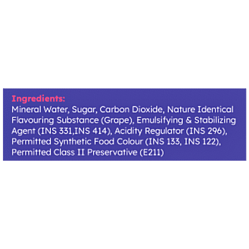 Dobra Pop Goli Marble Soda Grape - Refreshing Soft Drink, 225 ml  