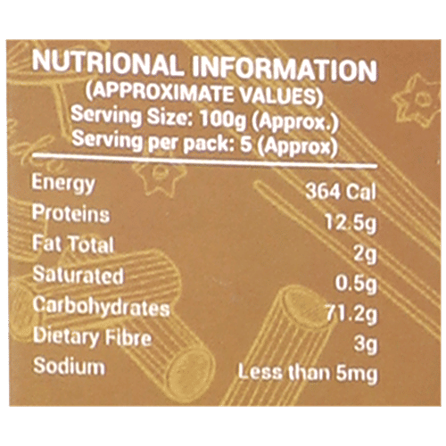 Bun Maska Durum Wheat Semolina Fusilli Pasta - Low In Calories, 500 g  