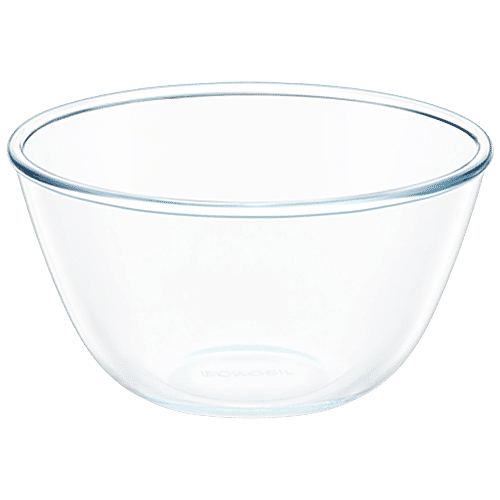 Buy Borosil Glass Mixing & Serving Bowl Oven & Microwave Proof, ScratchResistant, Clear