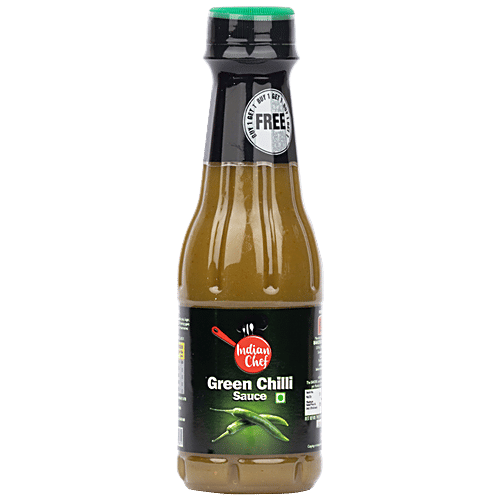 Buy Indian Chef Green Chilli Sauce Spicy & Flavourful Online at Best
