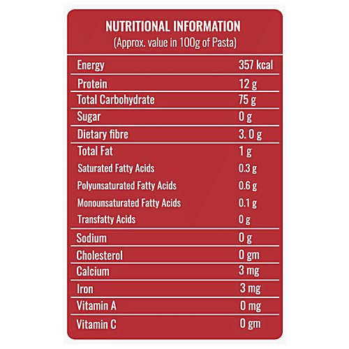 BAKERS Pasta Fuesli - Protein Rich, No Trans Fat & No Cholesterol, 500 g (Buy 1 Get 1 Free) 