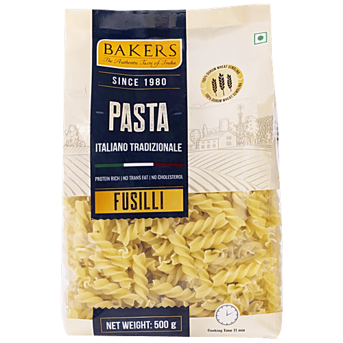 BAKERS Pasta Fuesli - Protein Rich, No Trans Fat & No Cholesterol, 500 g (Buy 1 Get 1 Free) 