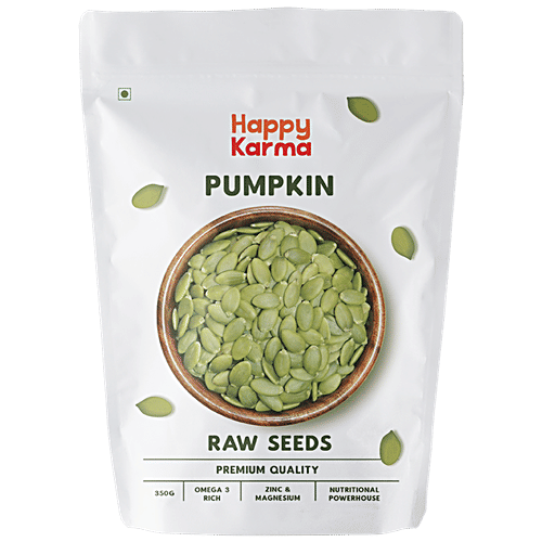 Buy Happy Karma Raw Pumpkin Seeds Rich In Omega 3, Zinc & Magnesium