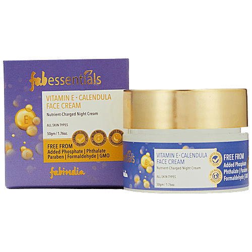 Buy Fabessentials Vitamin E Calendula Face Cream NutrientCharged
