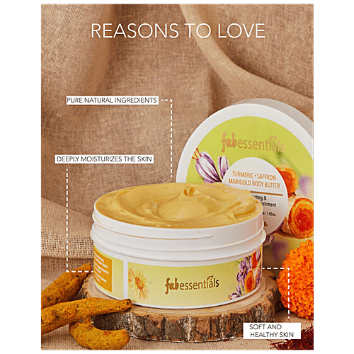Buy Fabessentials Turmeric Saffron Marigold Body Butter Nourishes