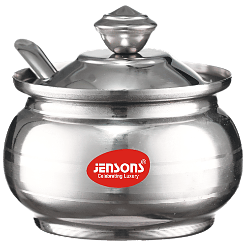 Buy Jensons Stainless Steel Ghee Pot With Spoon For Home & Kitchen