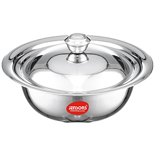 Buy Jensons Stainless Steel Serving Bowl With Lid For Home & Kitchen