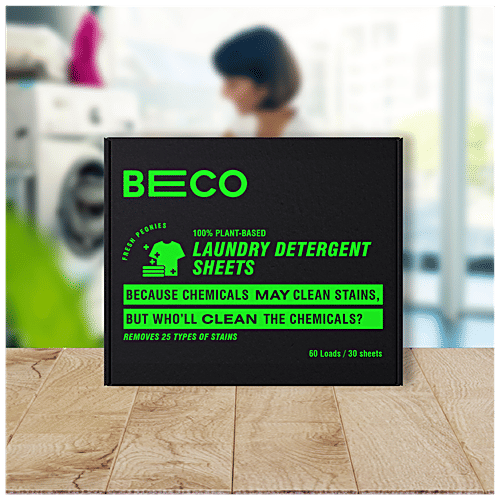 Buy BECO PlantBased Laundry Detergent Sheets Tough On Stains, For