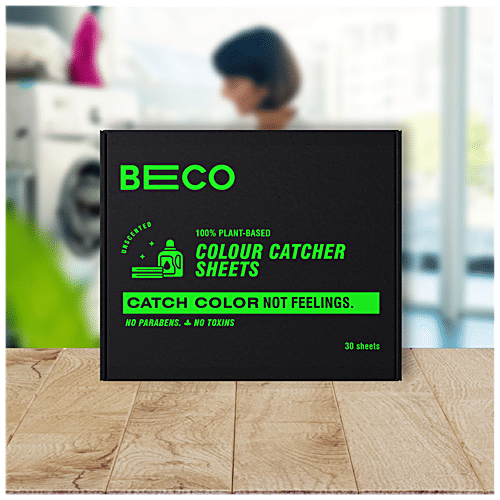 Beco Plant-Based Colour Catcher Sheets, 30 pcs  Non-Toxic, Maintains Clothes Original Colours