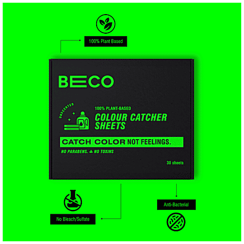 Beco Plant-Based Colour Catcher Sheets, 30 pcs  Non-Toxic, Maintains Clothes Original Colours