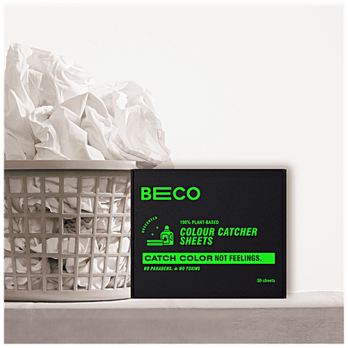 Beco Plant-Based Colour Catcher Sheets, 30 pcs  Non-Toxic, Maintains Clothes Original Colours
