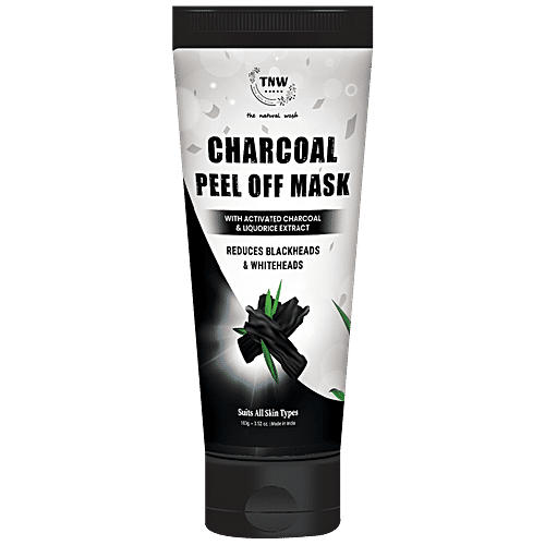 Buy TNWThe Natural Wash Charcoal PeelOff Mask Reduces Blackheads & Whiteheads, For All Skin