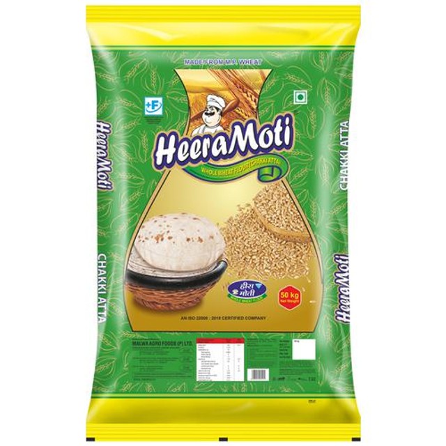 Buy Heera Moti Whole Wheat Flour/Chakki Atta Online at Best Price of Rs