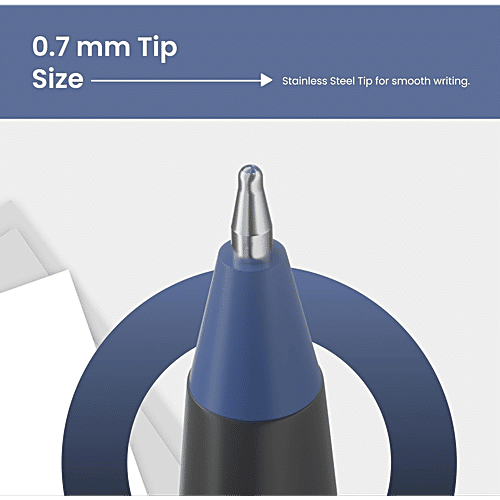 Linc Pentonic Ball Pens - 0.7 mm Tip, Blue Ink, 10 pcs Smart
Elegant