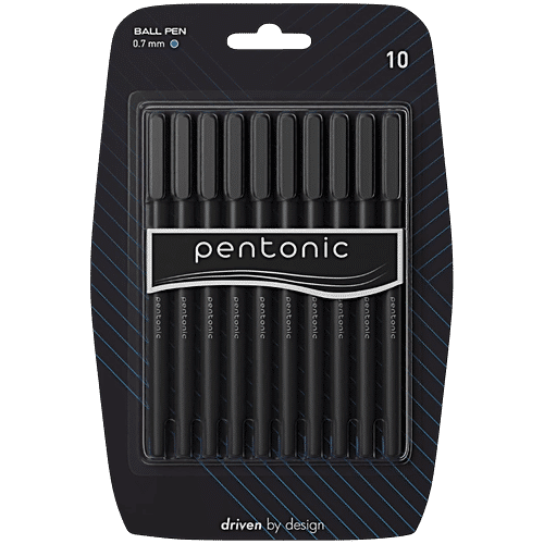 Linc Pentonic Ball Pens - 0.7 mm Tip, Blue Ink, 10 pcs Smart
Elegant