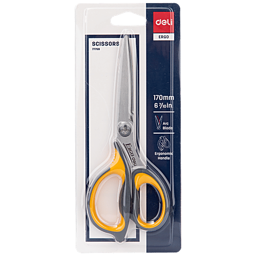 Deli Scissors - W77759, Assorted Colour, 210 MM, 1 pc