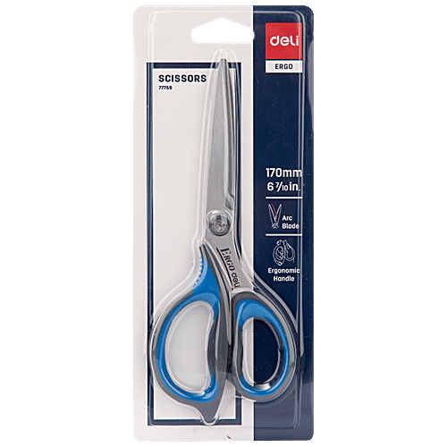 Deli Scissors - W77759, Assorted Colour, 210 MM, 1 pc