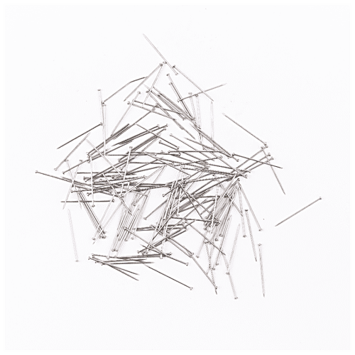 Deli 0023 Essential Series Sharp Steel Office Pins - 24 mm, 50 g  