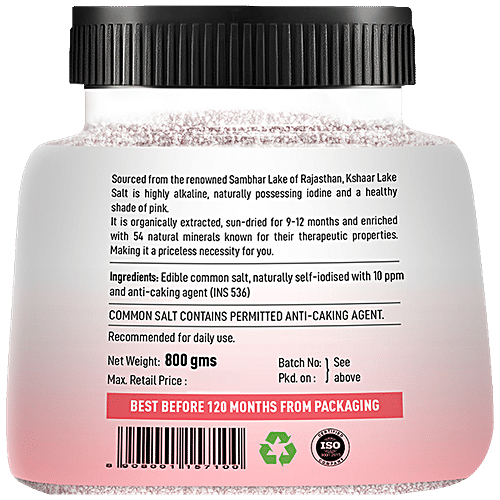 Kshaar Lake Salt - Powder, 800 g  