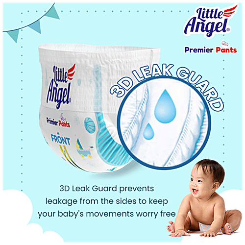 Buy Little Angel Premier Pants Baby Diapers With Wetness Indicator