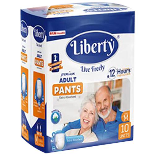 Buy Liberty Premium Adult Diaper Pants - Medium, Waist Size 61-115 cm,  Unisex Online at Best Price of Rs 500 - bigbasket