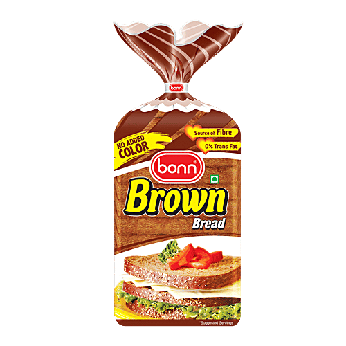 Bonn Brown Bread - Source Of Fibre, 400 g  