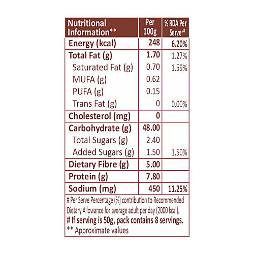 Bonn Brown Bread - Source Of Fibre, 400 g  