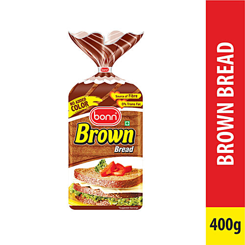 Bonn Brown Bread - Source Of Fibre, 400 g  