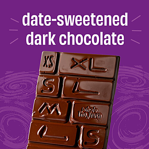 The Whole Truth Almond Raisin Dark Chocolate - No Added Sugar, 80 g  