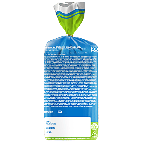 Buy Britannia Healthy Slice Sandwich White Bread Soft & Thicker