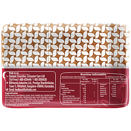 Britannia White Bread - Makhan Malai Ka Sathi, 350 g  