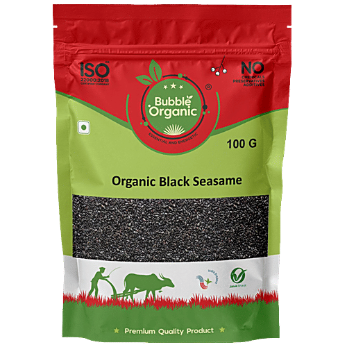 Buy Bubble Organic Black Sesame Seed Premium Online at Best Price of