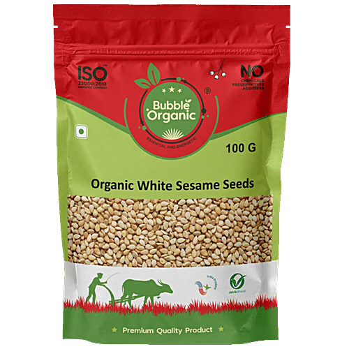 Buy Bubble Organic White Sesame Seed Premium Online at Best Price of