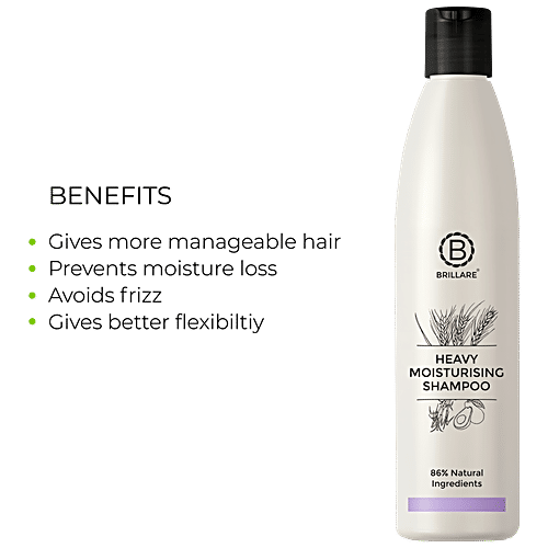 Buy Brillare Heavy Moisturising Shampoo For Dry, Frizzy Hair Online