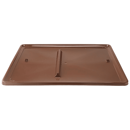 Nayasa Monica Dlx Regular Kitchen Tray Utensil Drying Rack, Plate Rack, Bartan Basket - Brown, 1 pc