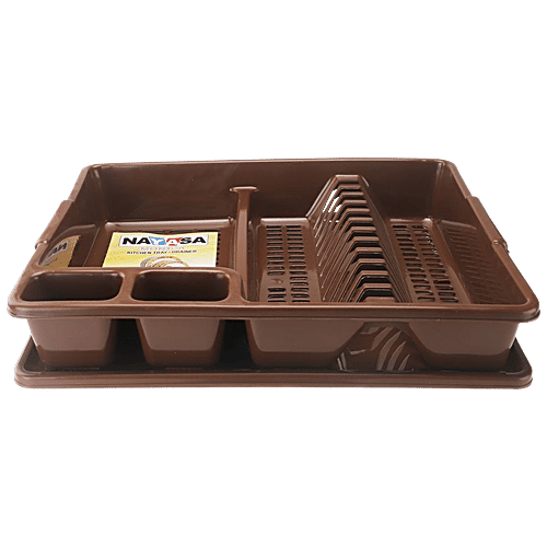 Buy Nayasa Monica Dlx Regular Kitchen Tray Utensil Drying Rack, Plate