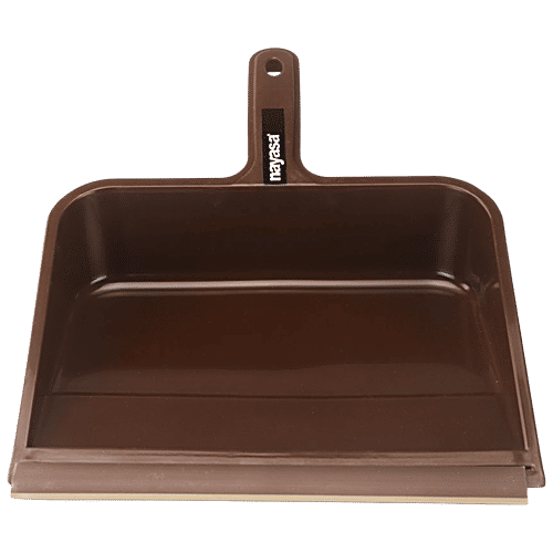 Buy Nayasa Scooper Plastic Dustpan Brown, Light Weight Online at Best