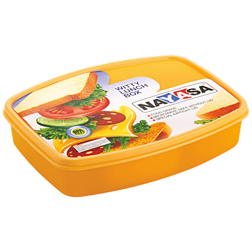 Buy Nayasa Witty Big Plastic Lunch Box For Kids School, Office