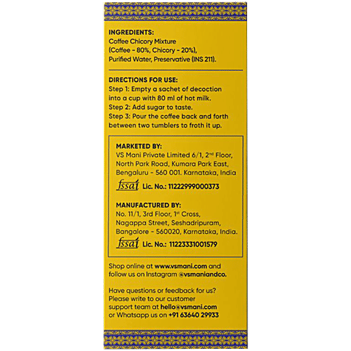 Vs Mani & Co. Easy Filter Coffee, 100 ml  