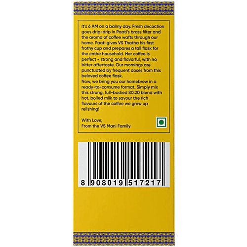 Vs Mani & Co. Easy Filter Coffee, 100 ml  