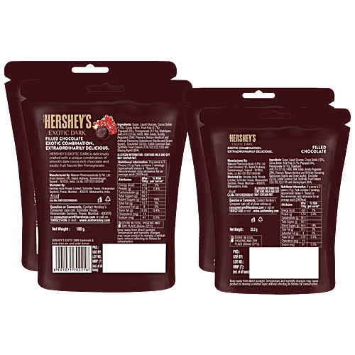 Buy Hersheys Exotic Dark Love Edition, Pomegranate, Valentine Day