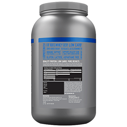 Isopure Protein Powder Drink Mix For Adults - Creamy Vanilla, Lactose & Gluten Free, 1 kg