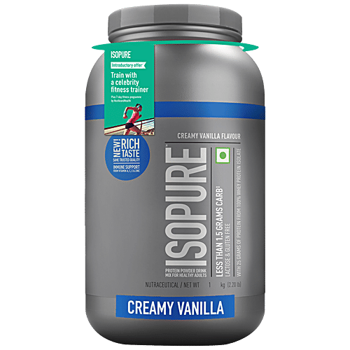 Buy Isopure Protein Powder Drink Mix For Adults Creamy Vanilla