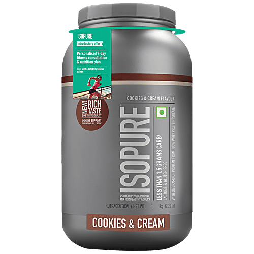Buy Isopure Protein Powder Drink Mix For Adults Cookies & Cream