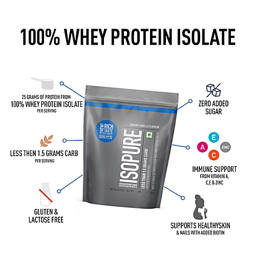 Buy Isopure Protein Powder Drink Mix For Adults Creamy Vanilla