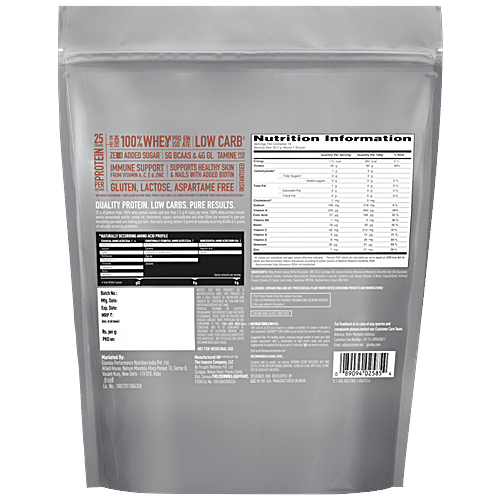 Isopure Protein Powder Drink Mix For Adults - Cookies & Cream, Lactose & Gluten Free, 500 g