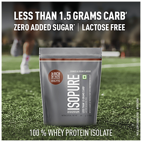 Buy Isopure Protein Powder Drink Mix For Adults Cookies & Cream
