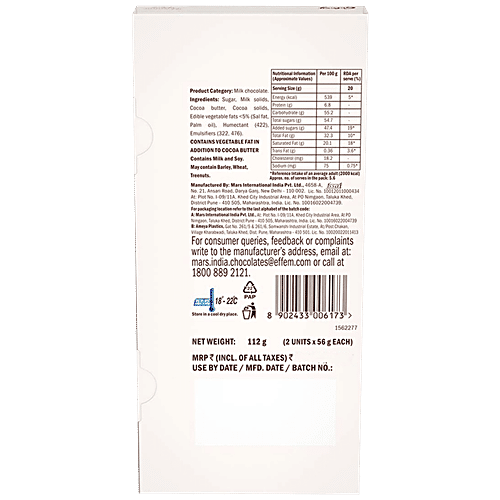 Galaxy Smooth Milk Chocolate Gift Pack For Valentine's Day - Rich Flavour, 112 g (2 pcs x 56 g) 